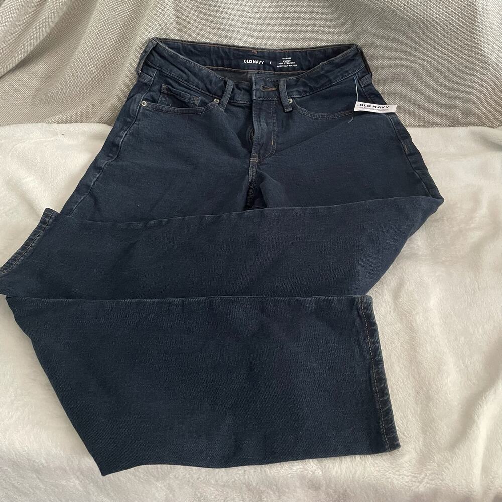 NWT Old Navy High-Rise Curvy OG Straight Jean, Size 8